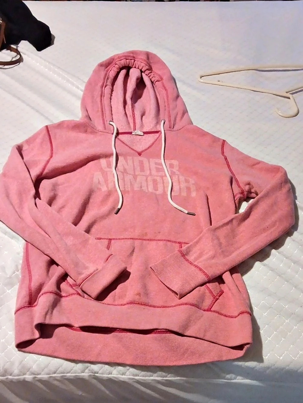 Under Armour Women's Rival Fleece Pullover Hoodie Pink